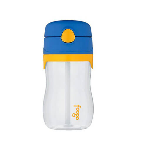 320mL Foogo Tritan Plastic Drink Bottle w/Straw