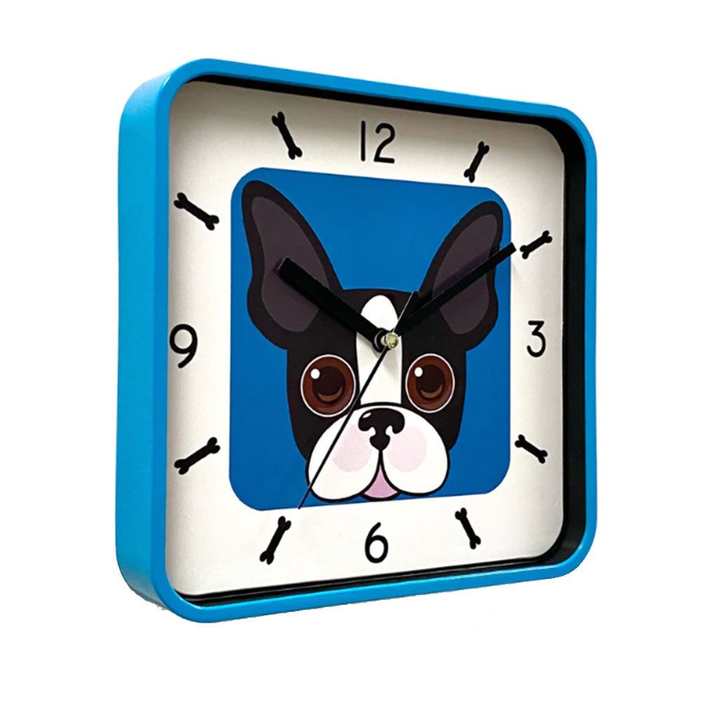 Doggy Tiny Square Wall Clock