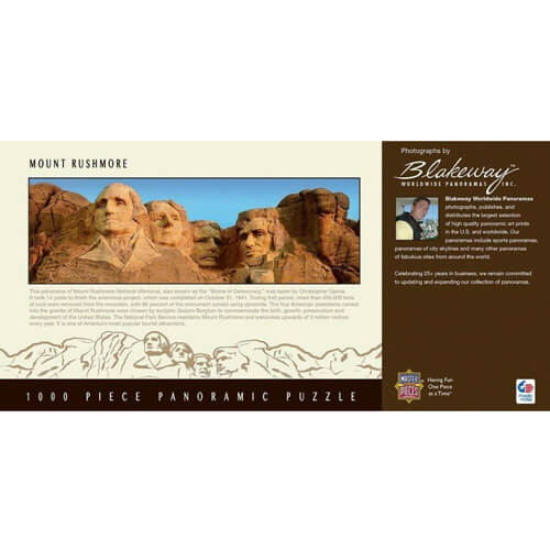 Mount Rushmore Panoramic Puzzle (1000pcs)