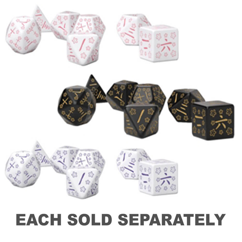 Japanese 7 Dice Set