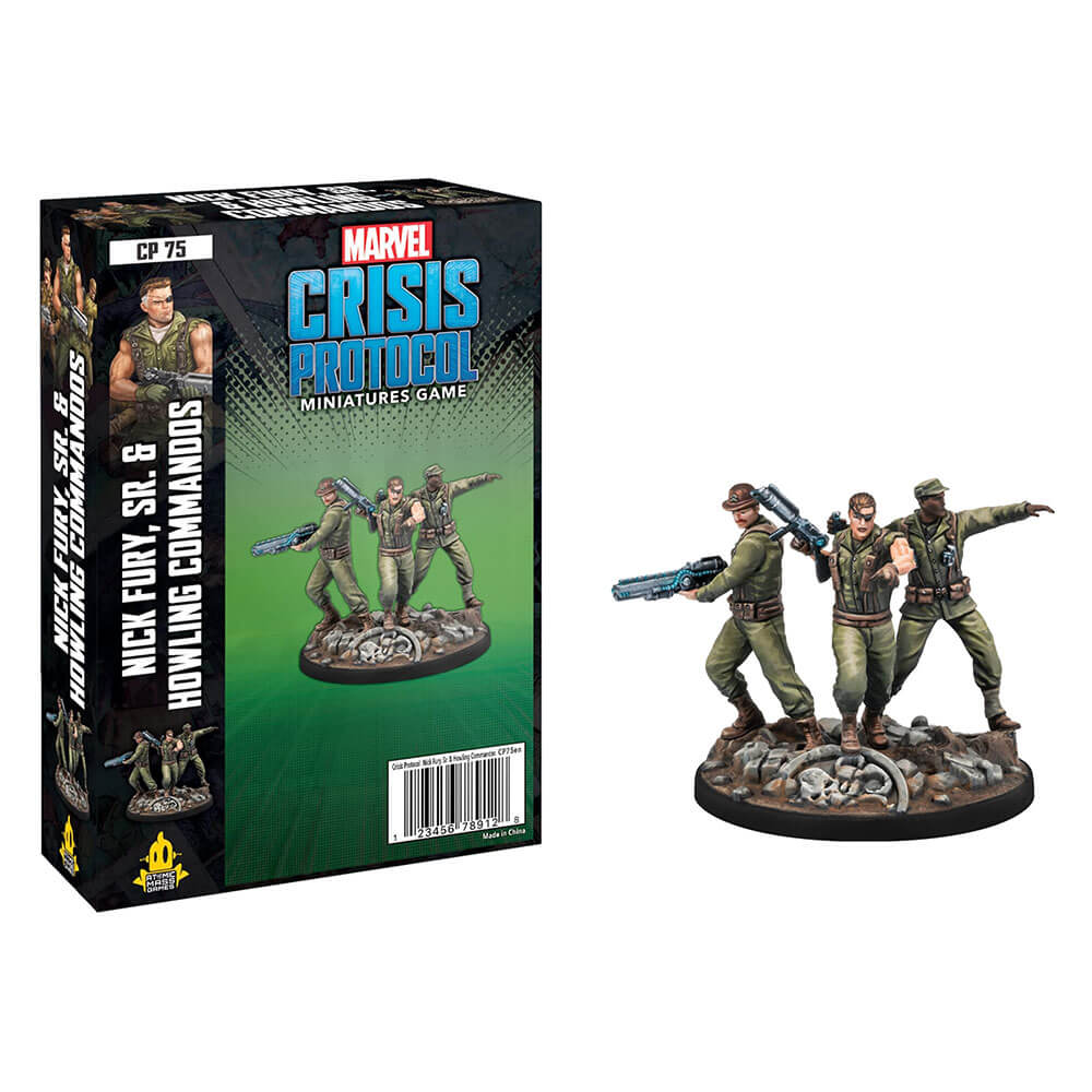 Marvel Crisis Protocol Nick Fury Sr & the Howling Commandos