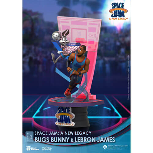 Beast Kingdom D-Stage Bugs Bunny & Lebron James Figure