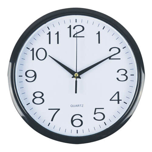 Italplast Round Clock 30cm White Face