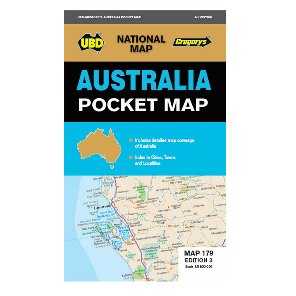 UBD Gregory's Australia Map