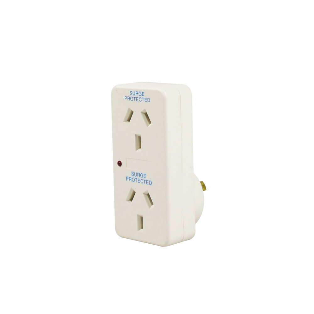 Italplast Double Adaptor with Surge Protection