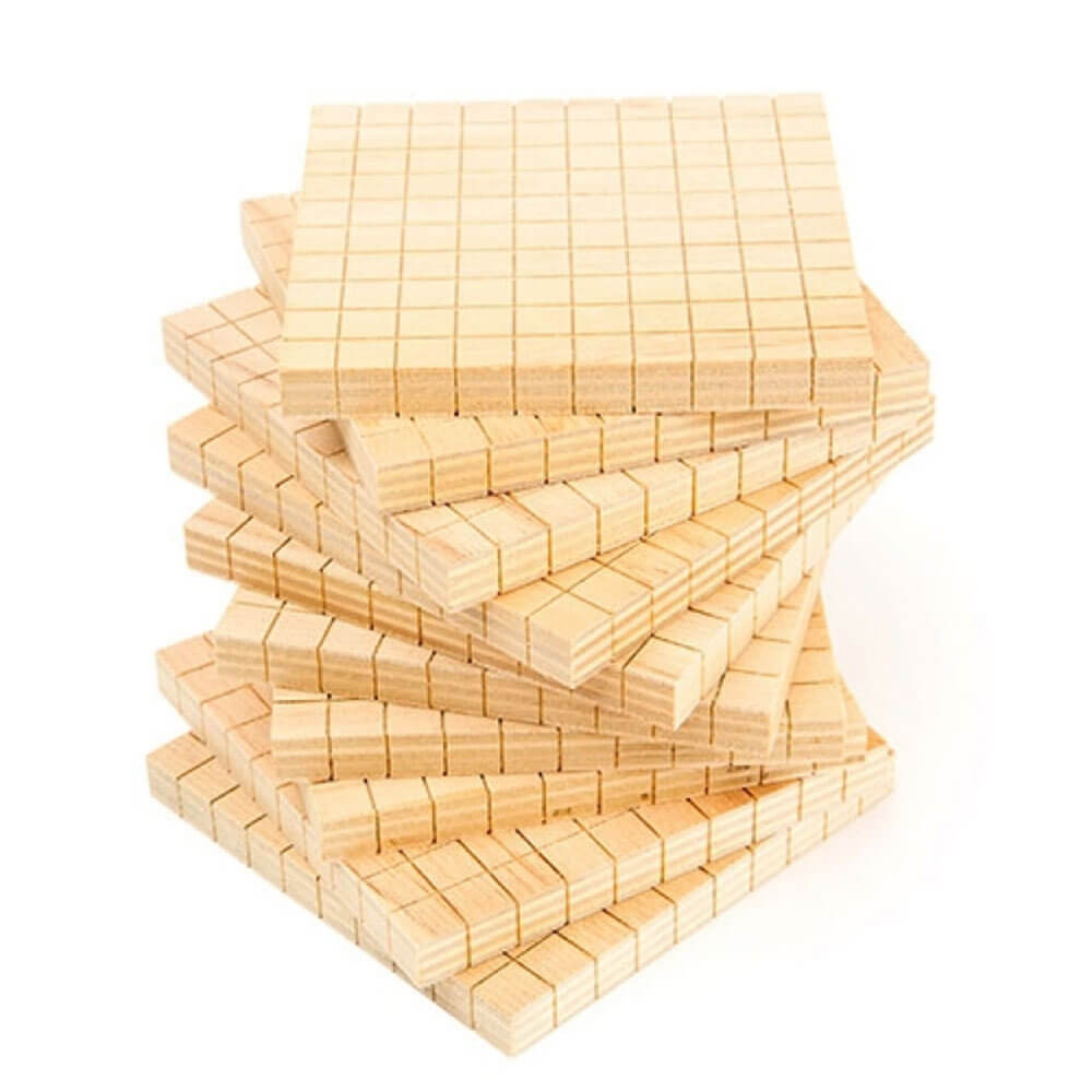 Learning Can Be Fun Wooden Counting Cubes