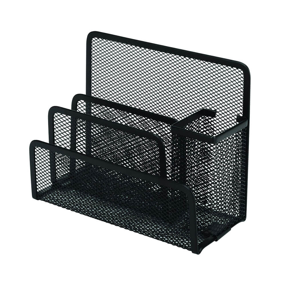 Esselte Metal Mesh Desk Organiser (Black)