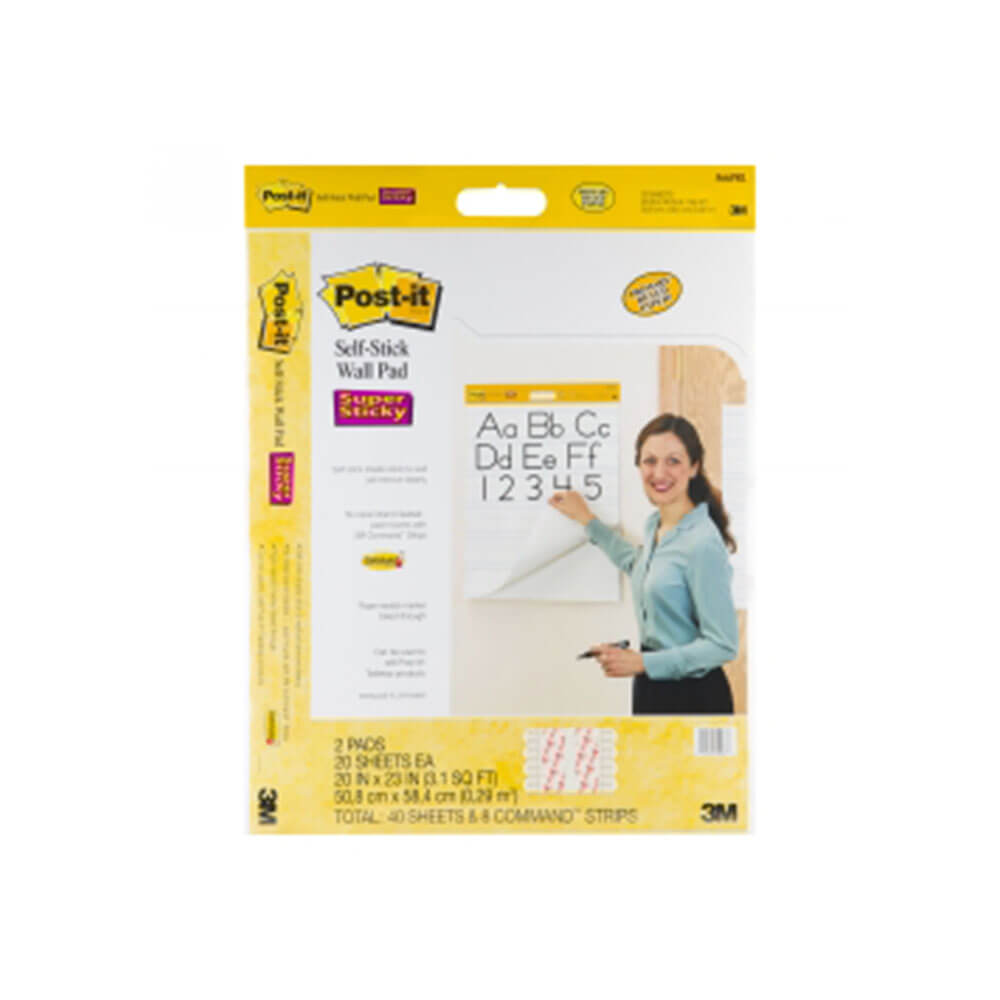 Post-it Super Sticky Self-Stick Wall Pad (508x584mm)