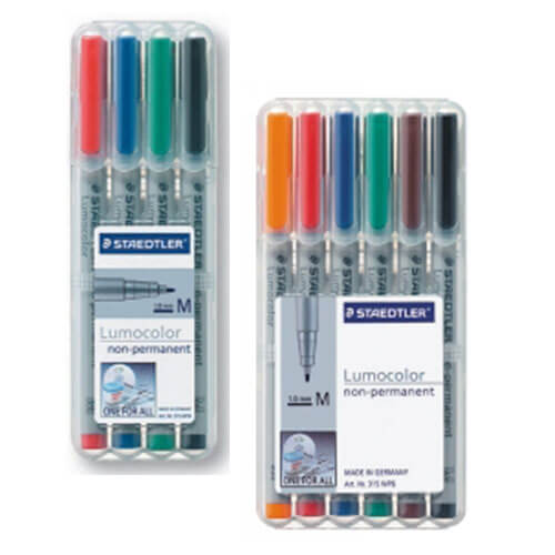 Staedtler Water Soluble Marker Medium Assorted