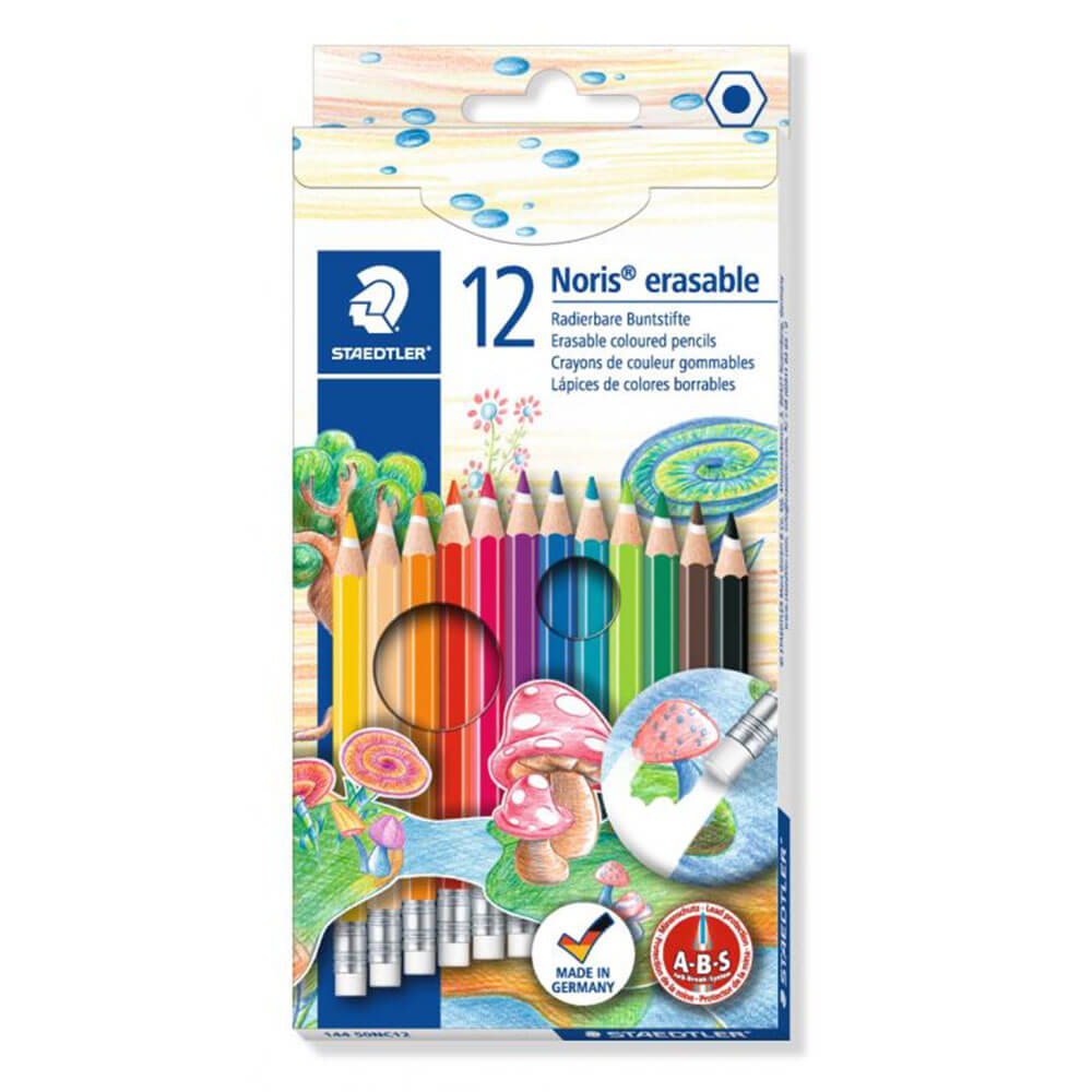 Staedtler Noris Club Erasable Coloured Pencils (12pk)
