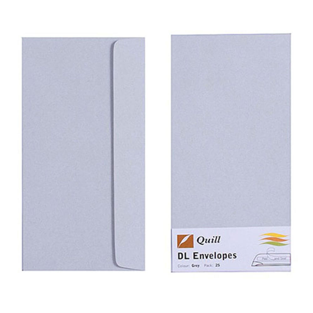 Quill Envelope 25pk 80gsm (DL)