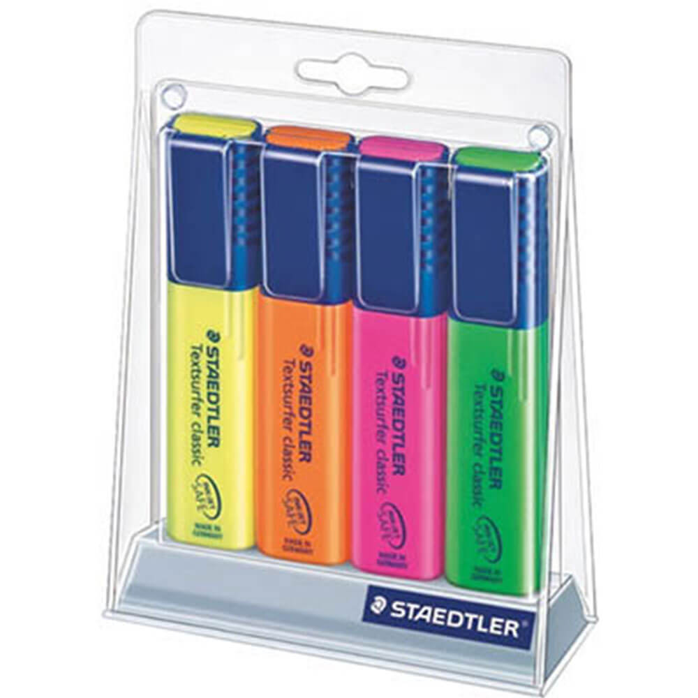 Staedtler Textsurfer Classic Highlighters 4pk (Assorted)