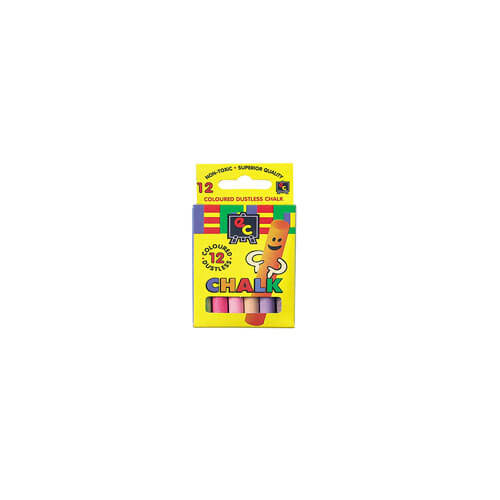 EC Dustless Chalk (12pk)