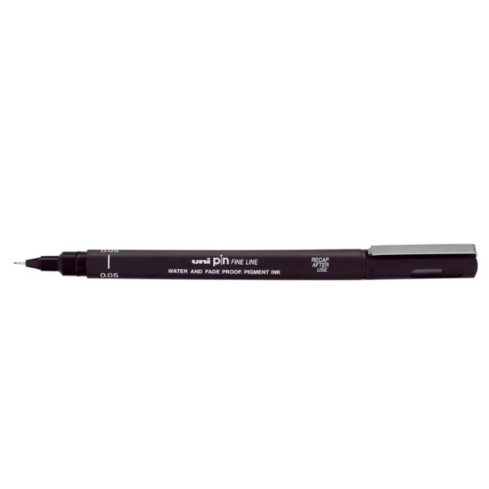 Uni Pin Fine Line Drawing Pen 12pcs (Black)