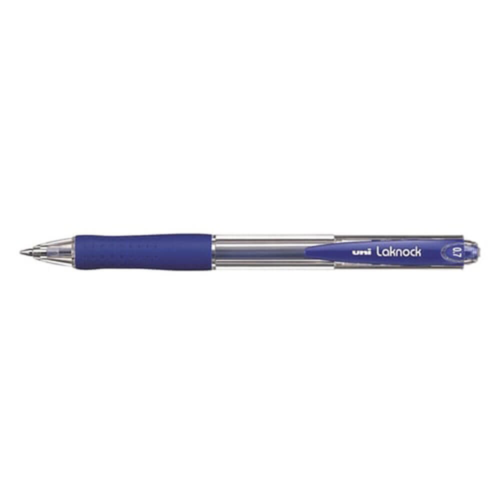 Uni Laknock Retractable Ballpoint Pen 12pcs (Broad)