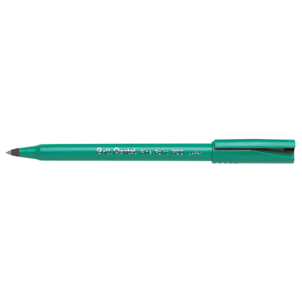 Pentel R50 Fine Rollerball Pen 0.8mm (Box of 12)