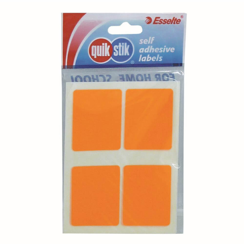 Quik Stik F/P Flouro Coloured Label (35x45)