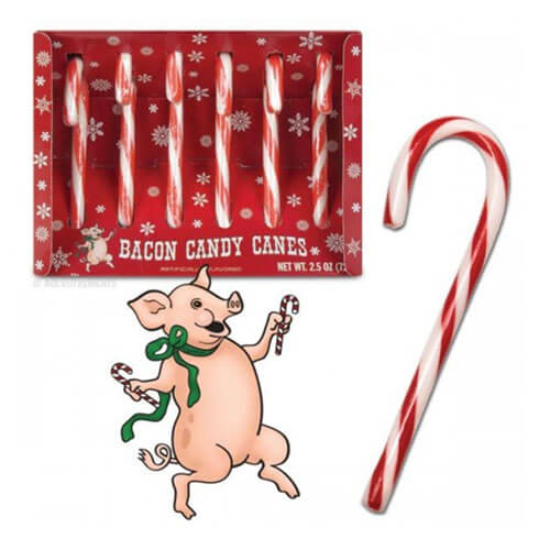 Archie McPhee Bacon Candy Canes